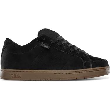 Imagem de Etnies Tênis de skate masculino Kingpin clássico Puffy Sustentável, Confortável e Durável com Palmilha EVA cortada - Preto/Cinza/Goma - 3,5