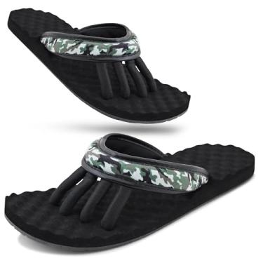 Imagem de Sandália feminina de pedicure ortopédica de EVA – Sandálias femininas confortáveis com suporte de arco para casa, salão, ioga e academia – chinelos com separadores embutidos para secagem de unhas