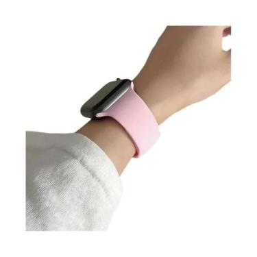 Imagem de Pulseiras De Silicone Para Apple Watch Series 9 8 7 SE Ultra 2 40mm 41