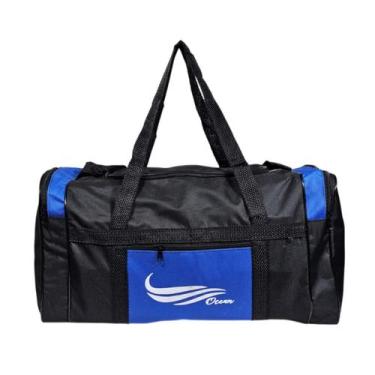 Imagem de Mala Bolsa De Viagem Sacola Grande Grande Reforçada - Wave Shop, Azul