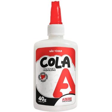 Imagem de Cola Liquida Escolar Branca Adere 40G