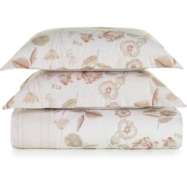 Imagem de Jogo De Colcha Karsten Marie 200 Fios 3 Peças Queen Bege