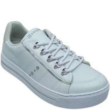 Imagem de Tênis Ramarim Feminino Napa Bless com Passador em Brilho Cor:;Tamanho:40;Gênero:Feminino-Feminino