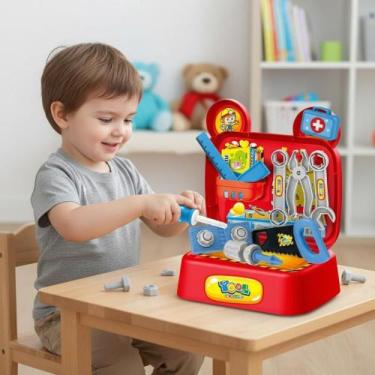 Imagem de Mini Maleta Cozinha Ferramentas Brinquedo Infantil Crianças Presente J