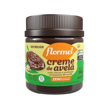 Imagem de Creme de Avelã com Cacau Zero e Crocantes de Avelã 150g Flormel, 150g,