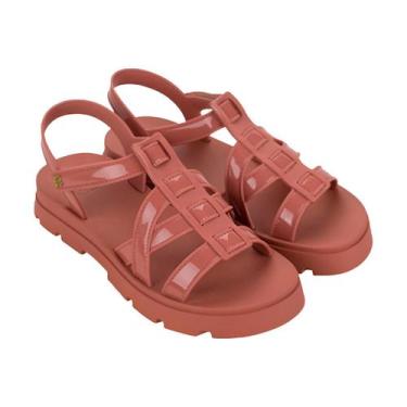 Imagem de Sandália Feminina Zaxy Live Solado Tratorado Estilosa -, Nude escuro, 