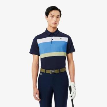 Imagem de Camisa Polo Lacoste Golf Ultra Dry Stretch Com Colour-Block Masculina-Masculino