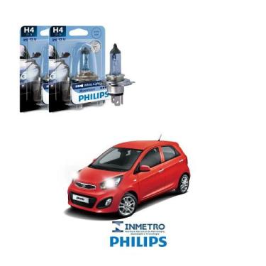Imagem de Lâmpadas Farol KIA Picanto Philips H4 BlueVision