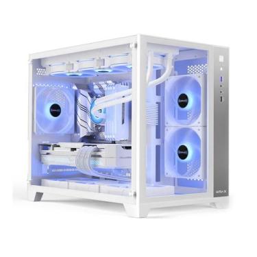 Imagem de Gabinete Gamer Hyrax HGB710, Mini Tower, M-ATX, Frontal e Lateral Em V