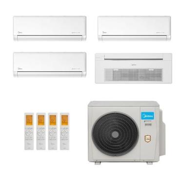 Imagem de Ar-Condicionado Multi Split Inverter Midea 42.000 (3x Evap HW 12.000 +