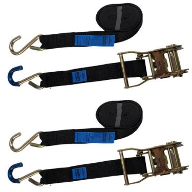 Imagem de Kit 2 Cinta Para Amarrar Cargas 1,5 Toneladas 3M Gancho S - TEXTIL