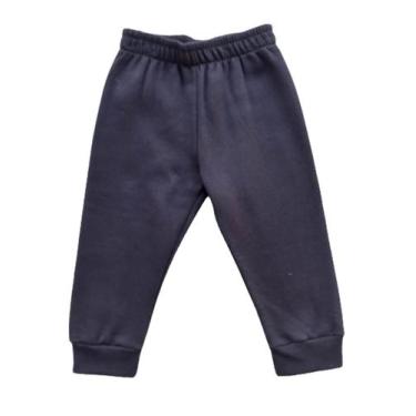 Imagem de Calça Infantil Masculina em Moletom Felpado Kyly, Preto, 1