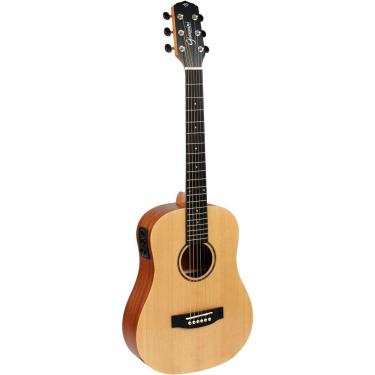 Imagem de Violão Eletroacústico Travel Baby com Cordas de Aço GTG-36S Eq Natural Satin Giannini