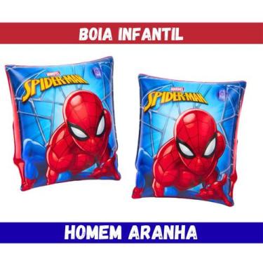 Imagem de Boia Braço Infantil Homem Aranha Mor Inflável Até 50Kg
