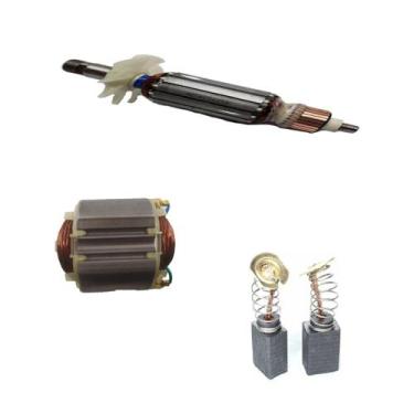 Imagem de kit induzido, bobina 127V e jg escova p/tupia GKF 550 bosch