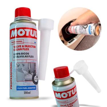 Imagem de Aditivo Combustível Flex Motul Limpa Válvulas Bicos Injetores 200ml