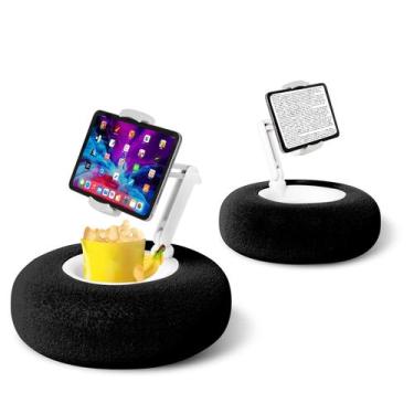 Imagem de Suporte de travesseiro Debtrop Kindle Tablet com lancheira preta