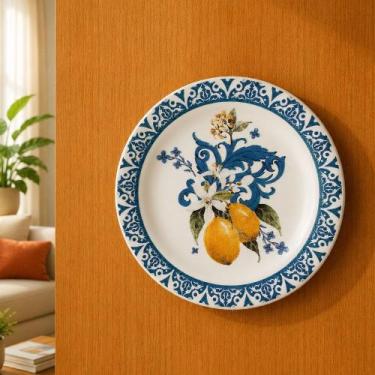 Imagem de Pires Enfeite Decorativo Parede Cozinha Quarto Sala Suporte Siciliano 