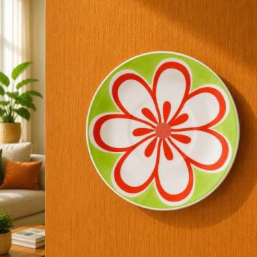 Imagem de Pires Enfeite Decorativo Parede Cozinha Quarto Sala Suporte Euforia - 