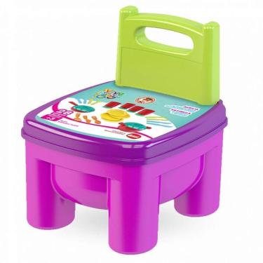 Imagem de Conjunto de Cozinha Infantil Brincando de Casinha com 28 Peças em Plástico Dismat Brinquedos