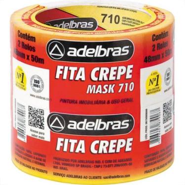 Imagem de Adelbras Fita Crepe 710 48X50M - Kit C/2 Rl