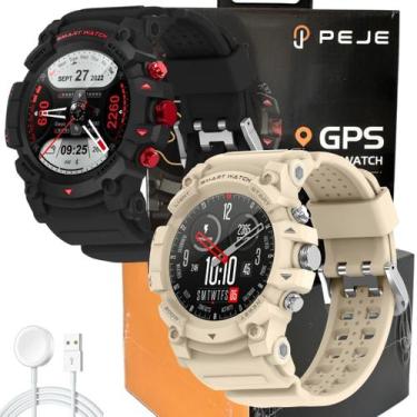 Imagem de Relógio Inteligente Redondo Peje G01C Masculino Bussola Gps Integrado 