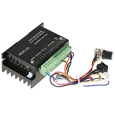 Imagem de Controlador de motor, controlador de motor BLDC 48V 500W CNC sem escova eixo BLDC, motorista de motor de passo Nema tb6600 motor de passo híbrido de eixo único para equipamentos pequenos, ferramentas elétricas