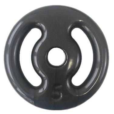 Imagem de Anilha Emborrachada Vazada Ahead Sports 5KG Preta