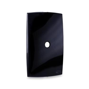 Imagem de Placa 4x2 com Passagem P/ Fio Preto Forceline