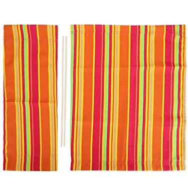 Imagem de 1 conjunto de pano de assento de substitui??o de lona para cadeira de diretor suprimentos para casa acess¨®rios para m¨®veis,capa de lona para cadeira(Orange), Pano de assento substitui??o lona pa