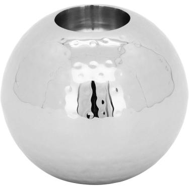 Imagem de HOME&CO ARETA CASTIÇAL 10x10x10cm INOX PRATA