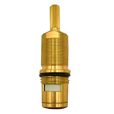 Imagem de Cartucho de disco de haste de cerâmica de latão de reposição, torneira interna quente e fria, válvula de pia de banheiro para torneira de cozinha de banheiro (quente e fria)