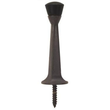 Imagem de Pacote com 25 - Parada de porta rígida sólida resistente com bronze friccionado a óleo com ponta de borracha: 2546