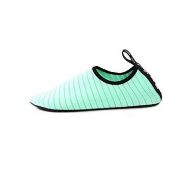 Imagem de Legou Sapatos de Praia Engrossados Sapatos de Natação masculinos e femininos sapatos de riacho Sapatos de praia verde menta GG