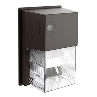 Imagem de Lithonia Lighting Pacote de parede LED TWS P1 50K MVOLT PE DDB M4 TWS Led P1 50K Mvolt Pe Ddb M4 TWS LED, 5000K, 120-277V, fotocélula, bronze escuro, luz do dia
