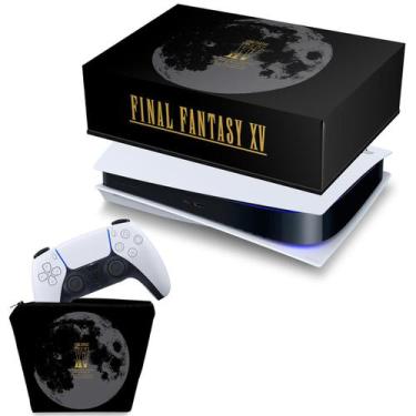 Imagem de Capa Compatível Ps5 Horizontal E Case Controle - Final Fantasy Xv - Po