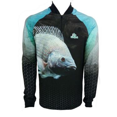 Imagem de Camisa De Pesca Kaapuã Tilápia Proteção Uv50 + Kaa14