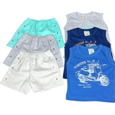 Conjunto Bebê Menino Verão Camisa Cambraia E Bermuda Moletinho Tropical 2  peças Tam M a GG - Paraíso - Loja de Roupa Infantil Para Meninas, Meninos e  Bebês