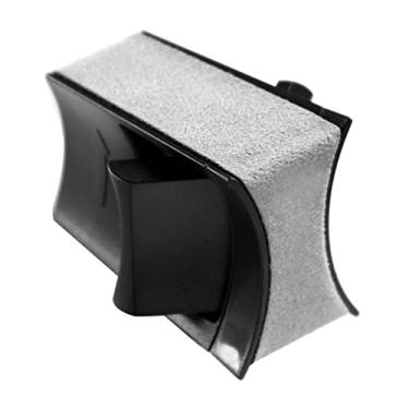 Imagem de Alfanxi Alcantara – Expansor de suporte de copo, limitador, clipe de limite deslizante para compartimento de copo com console de atualização compatível com Tesla modelo 3 modelo Y (cinza)