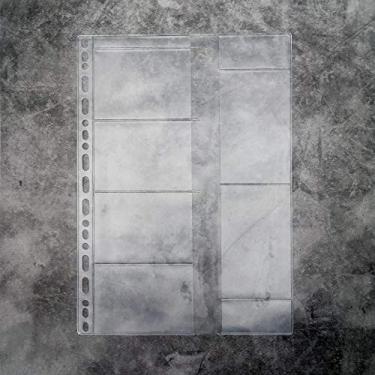 Imagem de B5 9 anéis 26 - Anéis DIY Plástico transparente Redondo Anel de visão Capa de encadernação Protetor Espiral Solto Suporte para Notebook, Name Card Pouch, 26 Holes