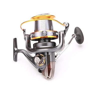 Imagem de YONII Molinete de pesca giratório 12+1BB 13Ball Rolamentos Esquerda/Direita Intercambiáveis LJ3000-9000 Super Big Sea Fishing Beachcasting Wheel Metal Spinning Reel High Speed (LJ5000Series)