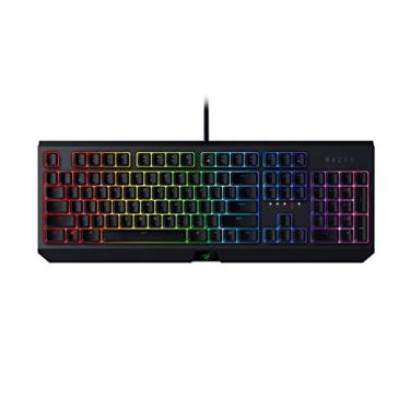 Imagem de Teclado mecânico para jogos Razer BlackWIDOW Essential, Teclas verdes - Tátil e acentuado, Preto, BlackWidow