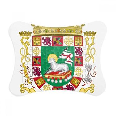 Imagem de Moldura de quebra-cabeça com emblema nacional de Porto Rico para decoração de imagem