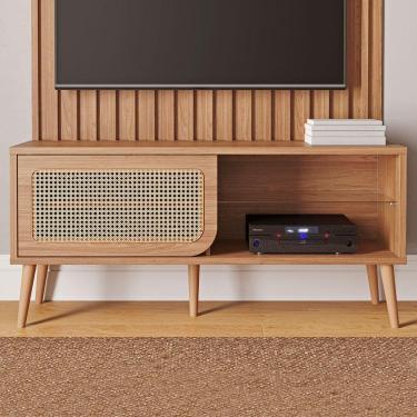 Imagem de Rack para TV Até 55 Polegadas 1 Porta Freijó Tb312 Jj - Dalla Costa