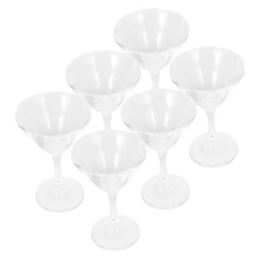 Imagem de HEMOTON 6 Unidades Copo De Coquetel Taças De Martini Copo Para Beber Conjunto De Copos De Água Com 6 Óculos De Mojito Xícara De Sobremesa Cálices Vidro Pequena Copo De Sobremesa Banquete