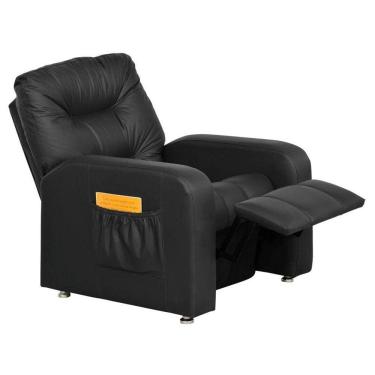 Imagem de Poltrona Matrix Reclinável Azera - Preto corino