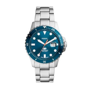 Imagem de Relógio Fossil Masculino Fossil Blue Prata - FS6050/1KN FS6050/1KN