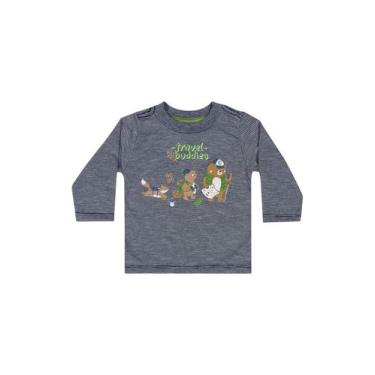 Imagem de Camiseta Em Meia Malha Para Bebê Menino Quimby