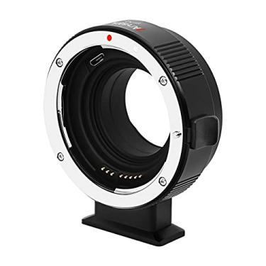 Imagem de 7artisans EF-FX Adaptador de lente com foco automático, anel conversor Speedbooster compatível com montagem EF/EF-S, suporte de lente Sigma e lente de câmera sem espelho Fuji X Mount