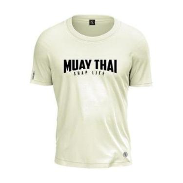 Imagem de Camiseta Muay Thai Slim Shap Life Luta Marcial Lutador-Unissex